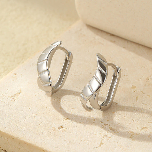 Classic Silver Earrings