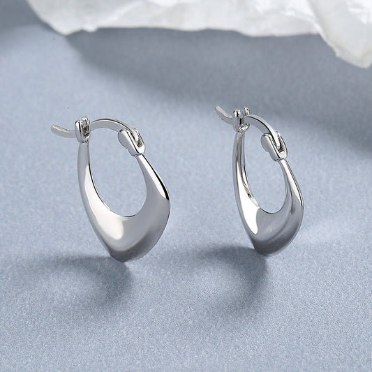 Classic Silver Hoop Earrings
