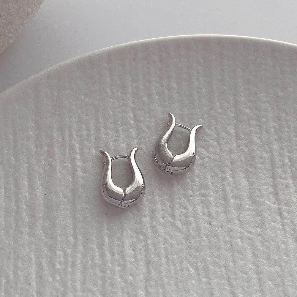 Classic Silver Hoop Earrings