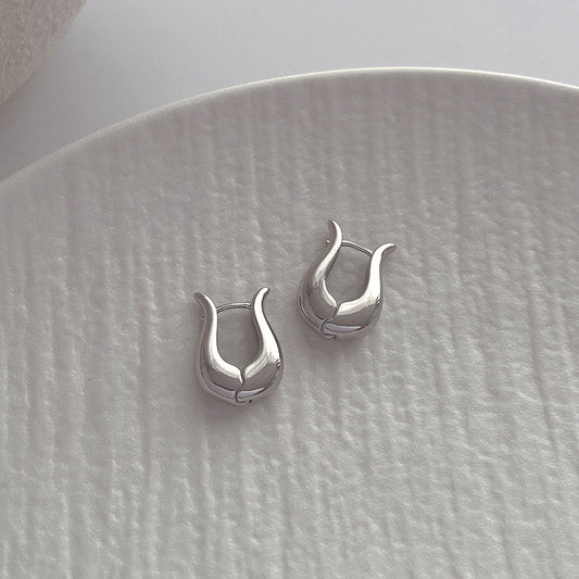 Classic Silver Hoop Earrings
