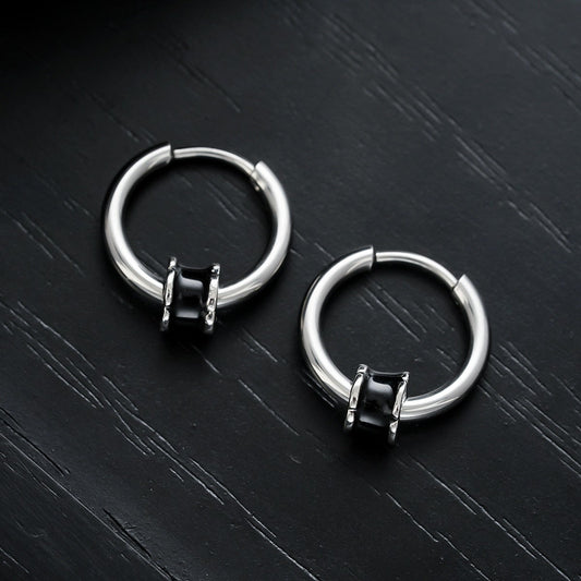 Classic Silver Hoop Earrings