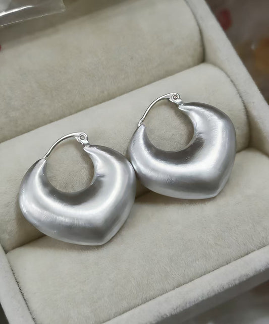 Classic Silver Hoop Earrings