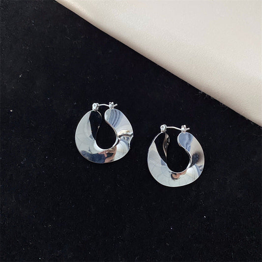 Classic Silver Hoop Earrings