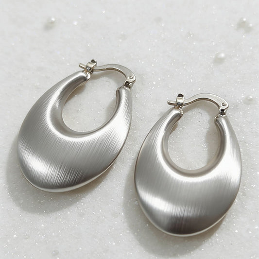 Classic Silver Hoop Earrings