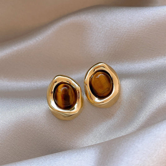 Classic Tiger Eye Earrings