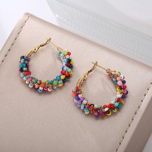 Colorful Beaded Earrings