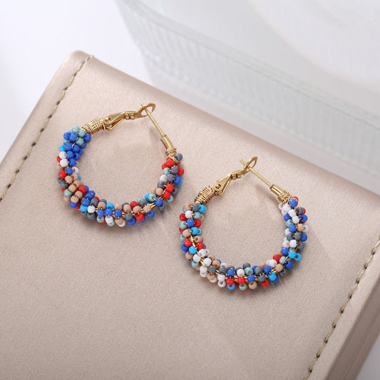 Colorful Beaded Earrings