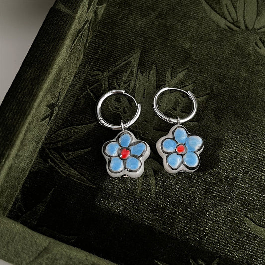 Colorful Flower Earrings
