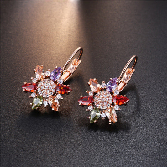 Colorful Gemstone Earrings