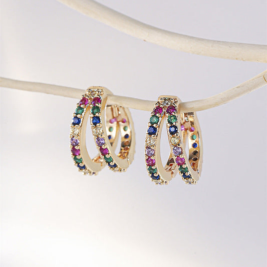 Colorful Rainbow Earrings