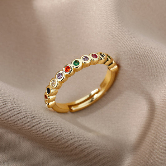 Colorful Rainbow Ring