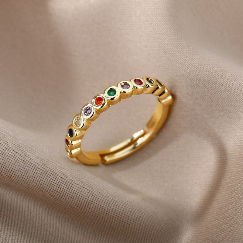 Colorful Rainbow Ring