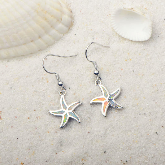 Colorful Starfish Earrings