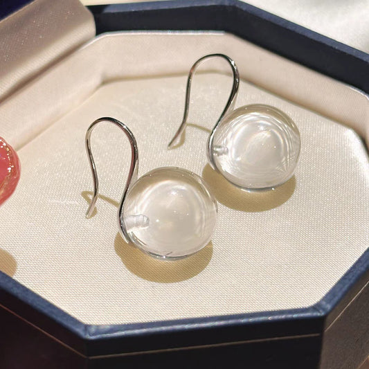 Crystal Dome Earrings