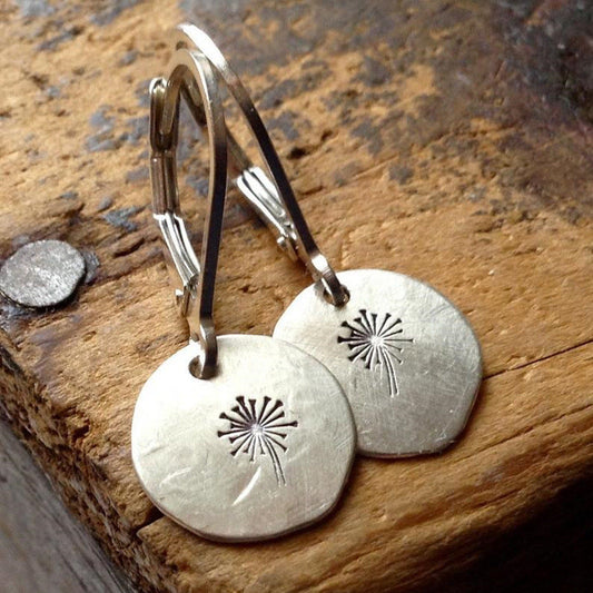 Dandelion Drop Earrings