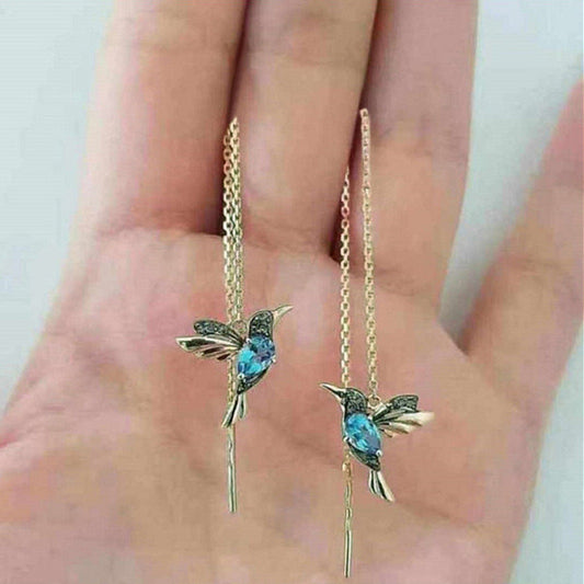 Delicate Hummingbird Earrings
