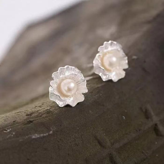 Delicate Pearl Earrings