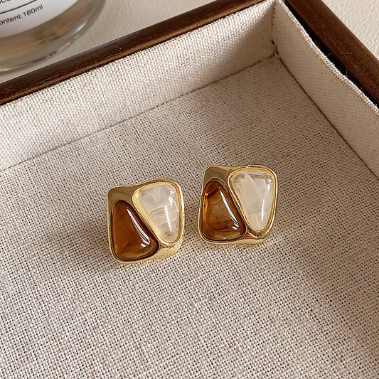 Elegant Amber Earrings