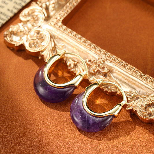 Elegant Amethyst Earrings