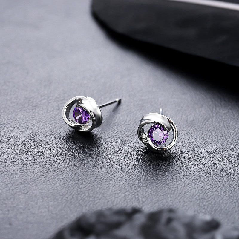 Elegant Amethyst Earrings