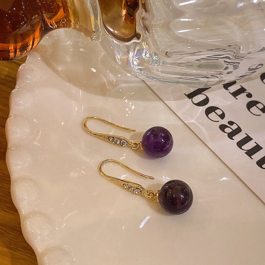 Elegant Amethyst Earrings