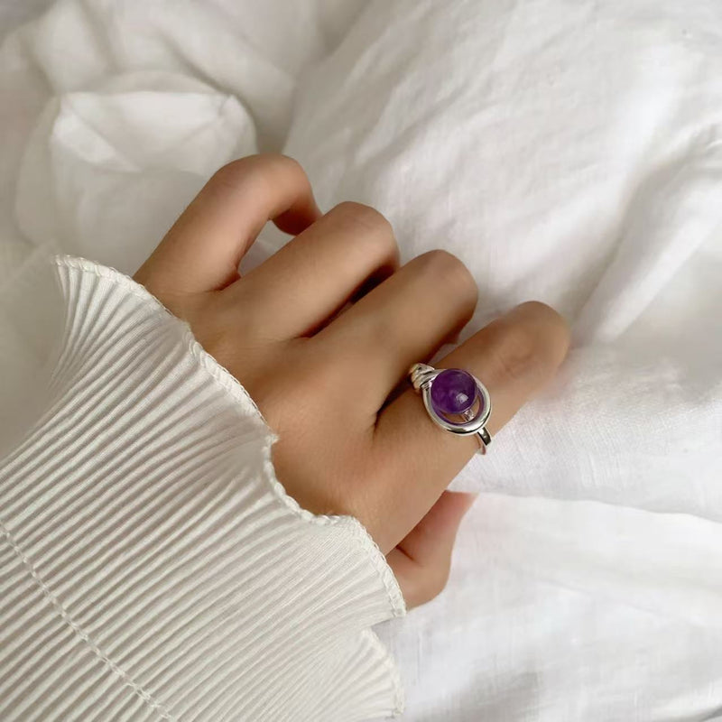 Elegant Amethyst Ring