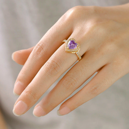 Elegant Amethyst Ring