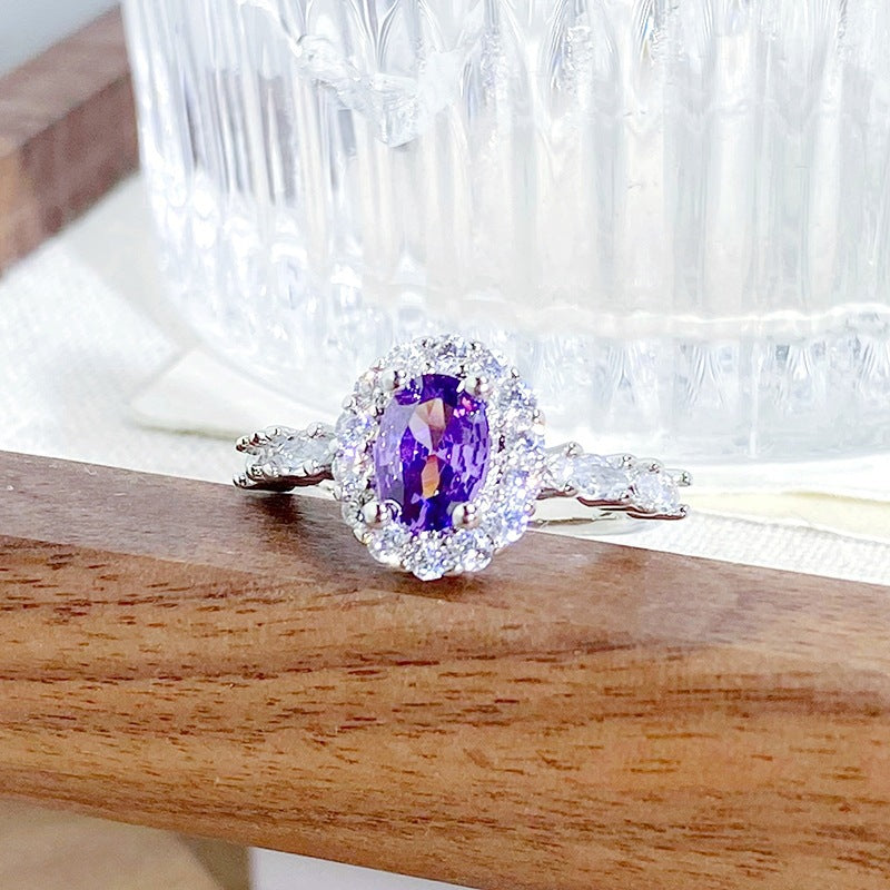 Elegant Amethyst Ring