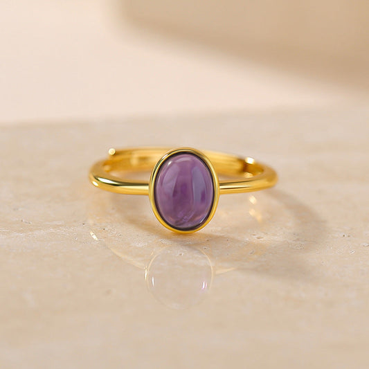 Elegant Amethyst Ring