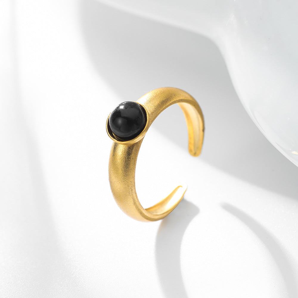 Elegant Black Onyx Ring