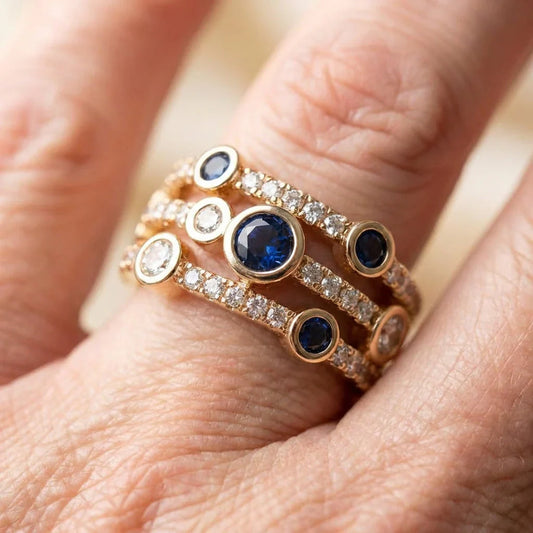 Elegant Blue Sapphire Ring