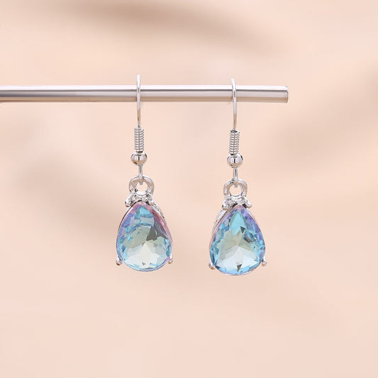 Elegant Blue Topaz Earrings