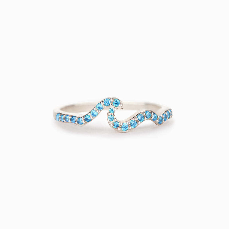 Elegant Blue Topaz Ring