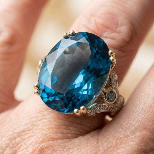 Blue Topaz Ring