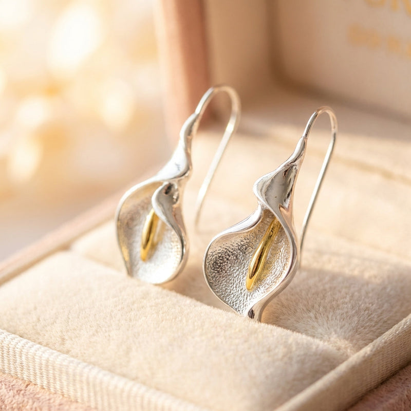 Elegant Calla Lily Earrings