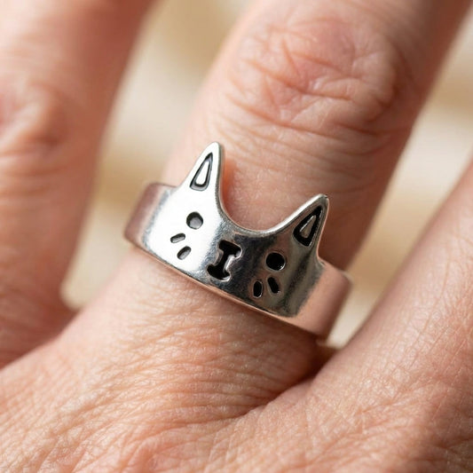 Cat Face Ring