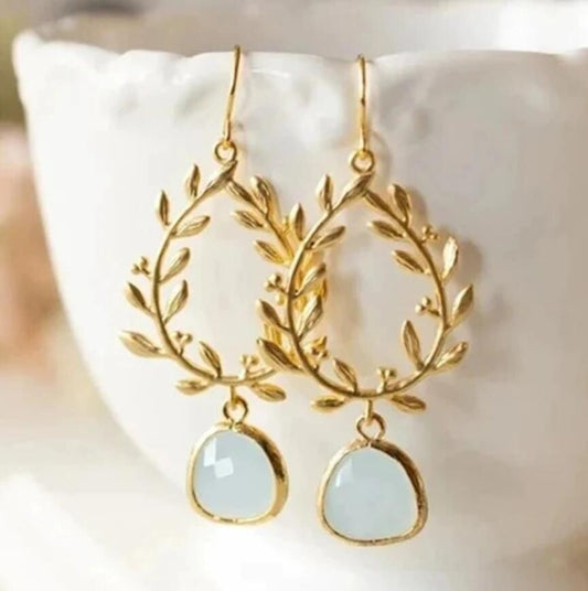 Elegant Chalcedony Earrings