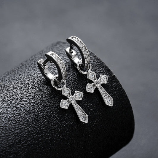 Elegant Cross Earrings