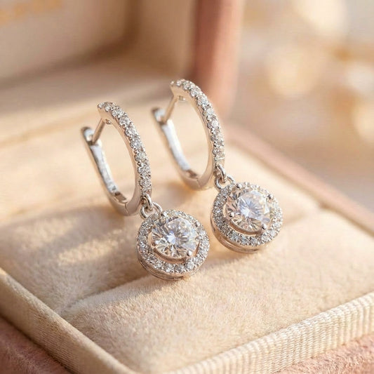 Elegant Crystal Dangle Earrings