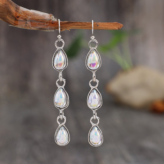 Elegant Crystal Drop Earrings