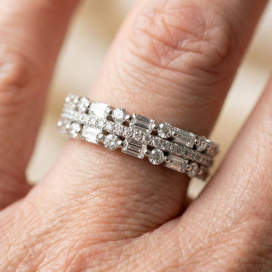Crystal Engagement Ring