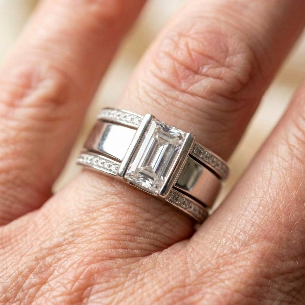 Crystal Geometric Ring