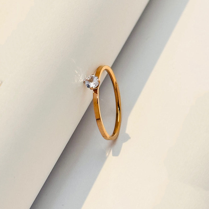 Elegant Crystal Ring