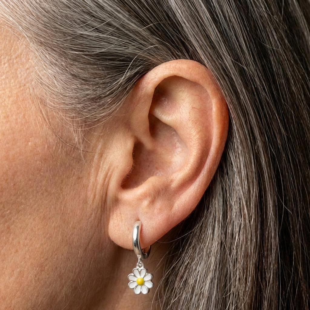 Daisy Pendant Earrings