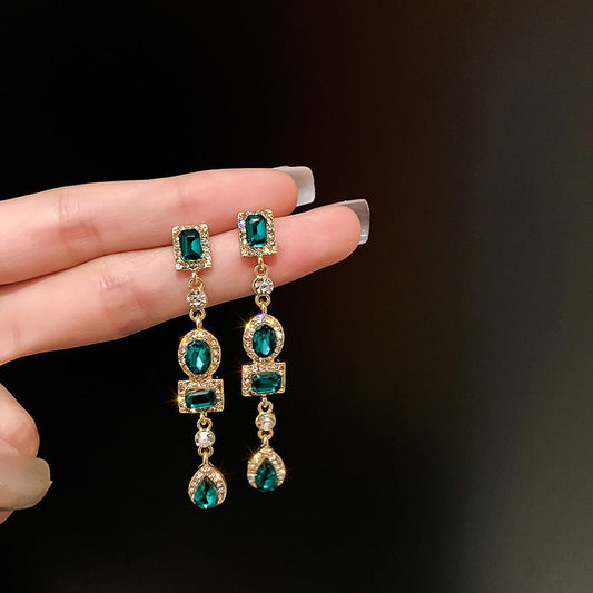 Elegant Emerald Earrings