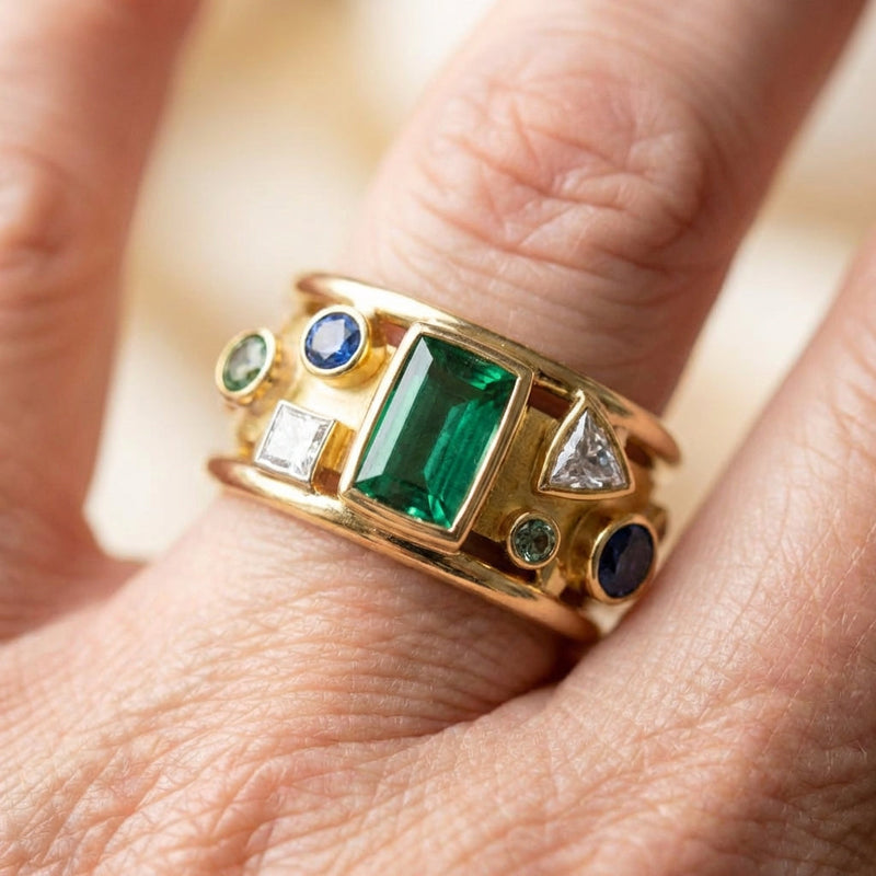 Emerald Gemstone Ring