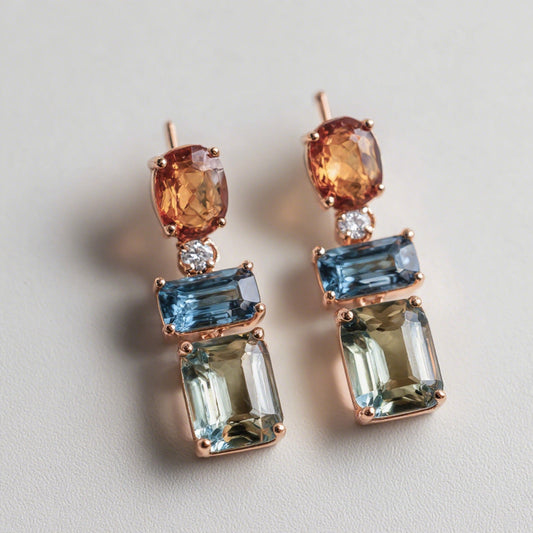 Elegant Gemstone Earrings
