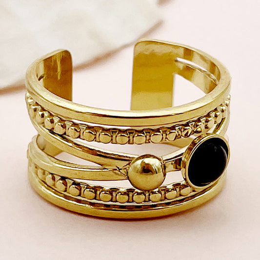 Elegant Gold Cuff Ring