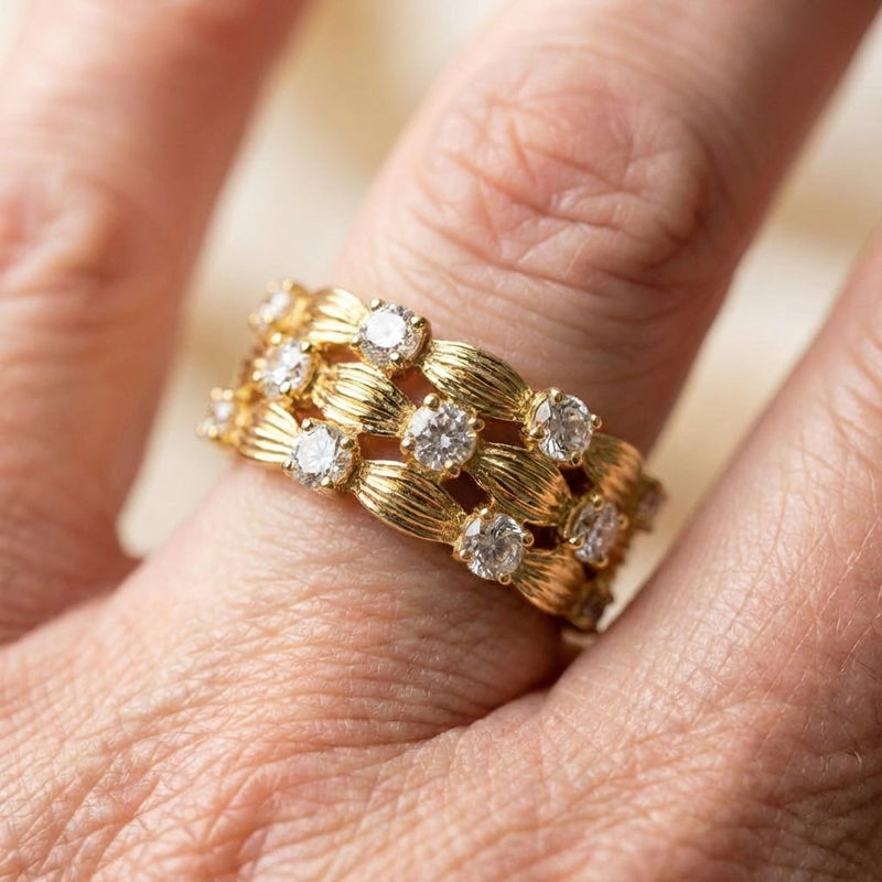 Gold Twist Ring