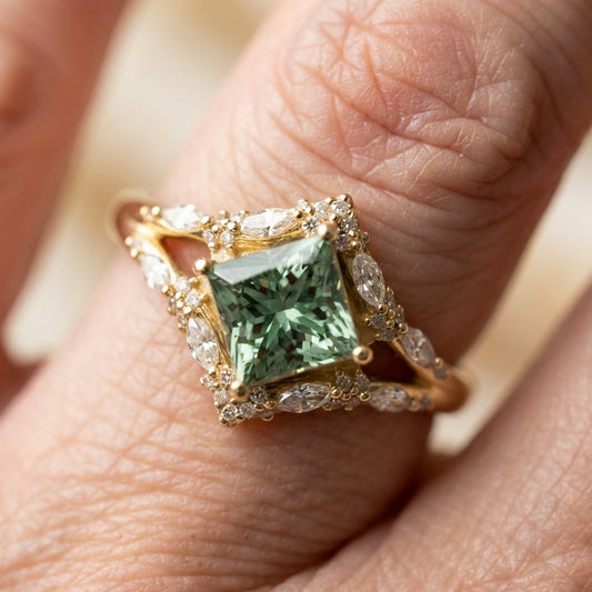 Green Stone Ring